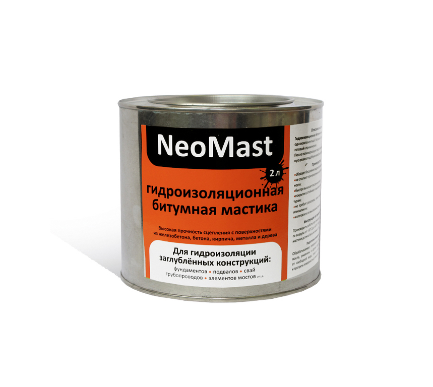 Гидроизоляционная мастика NeoMast 2 л